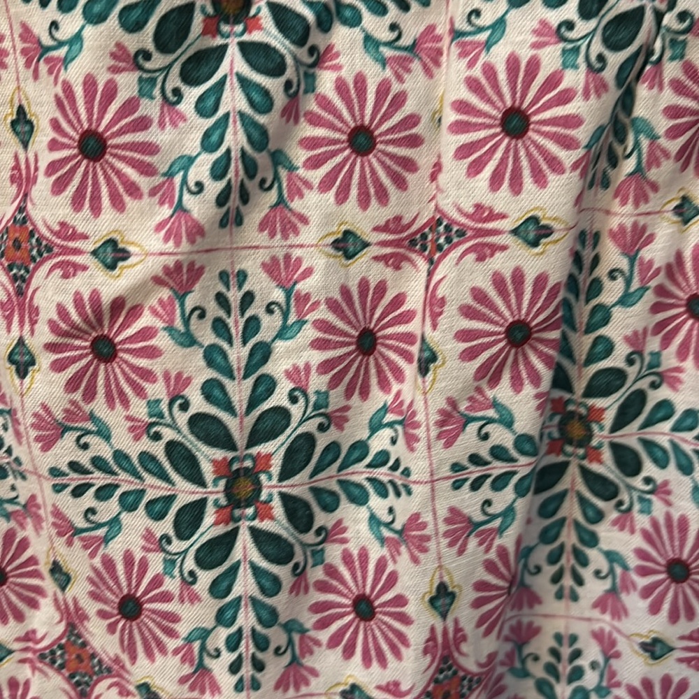 Anthropologie Joy Smocked Ruffle Trim Dress - Picture 4 of 6